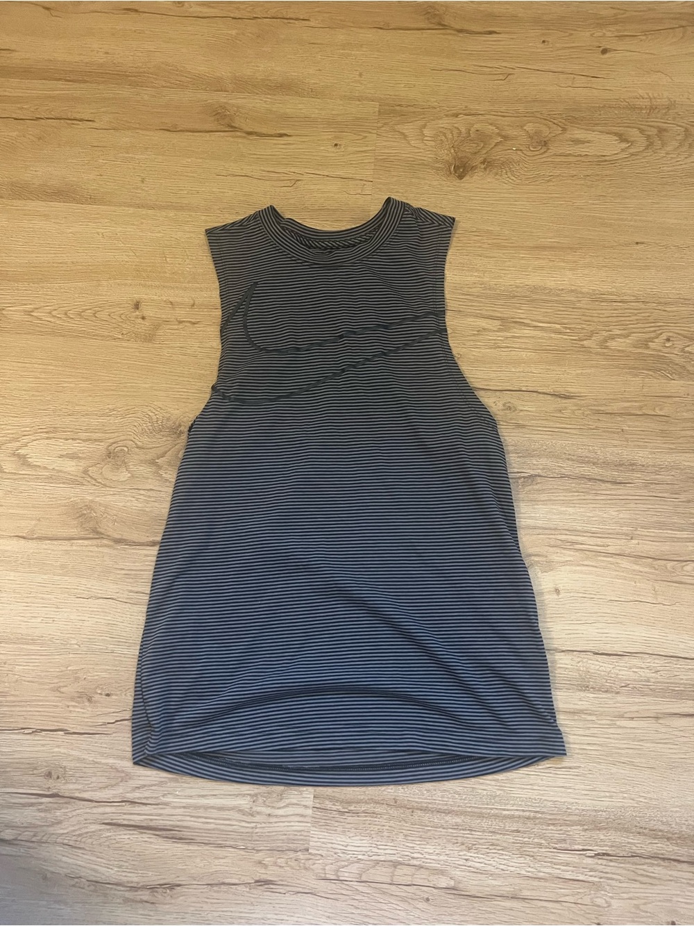 Nike Striped Tank Top - Black & Gray